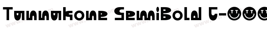 Tannakone SemiBold C字体转换